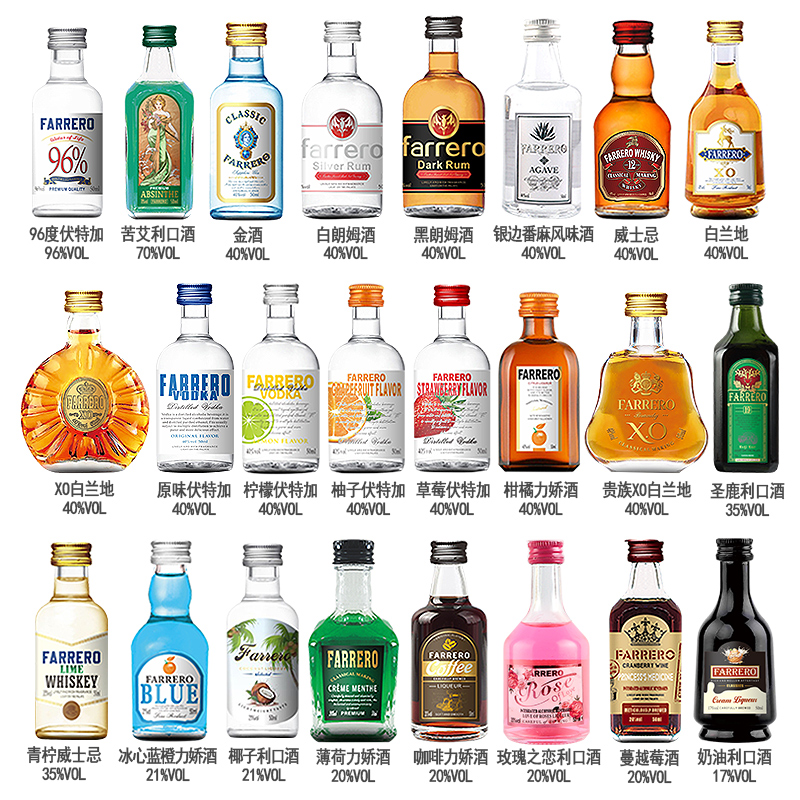 小酒版便利店调酒夜市小瓶酒微醺白兰地威士忌小洋酒DIY鸡尾酒