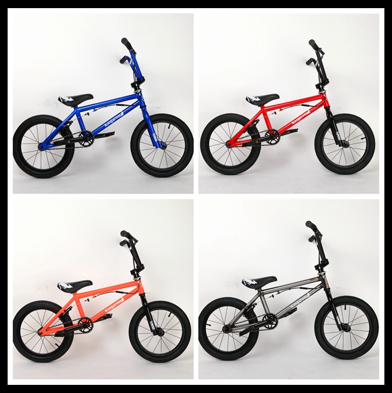 16寸儿童bmx小轮车自行车