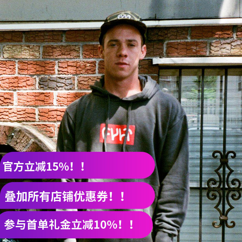 CULT 美国BMX 纯棉TEE 套头衫 连帽衫 Logo 18 Hoodie /black