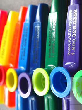 菲利亚香港 进口 新品 正品 Kazoobie Kazoos 塑料卡祖笛子 Kazoo