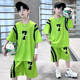 夏季 中大童7号球衣队服透气速干短袖 男童运动套装 儿童足球服夏季
