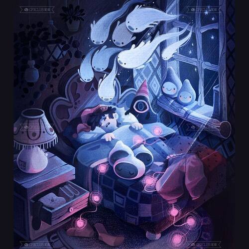 Procreate儿童插画绘本18款肌理质感表现iPad绘画工具创意素材包