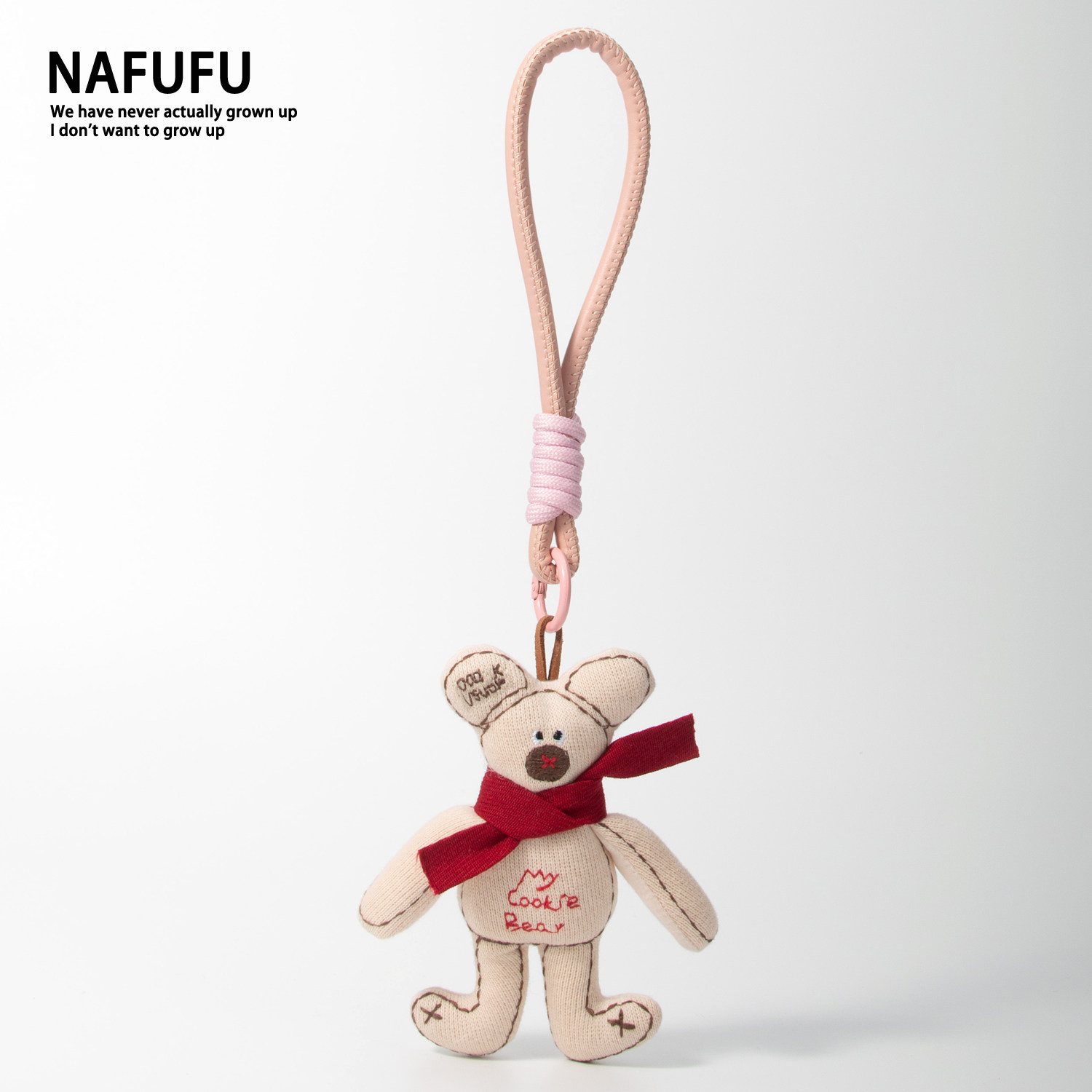 NAFUFU包挂件钥匙扣可爱公仔小号治愈挂饰装饰布款毛绒玩偶柴犬熊