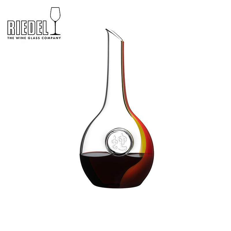 奥地利RIEDEL生肖蛇年手工水晶红酒醒酒器创意分酒壶葡萄酒杯套装