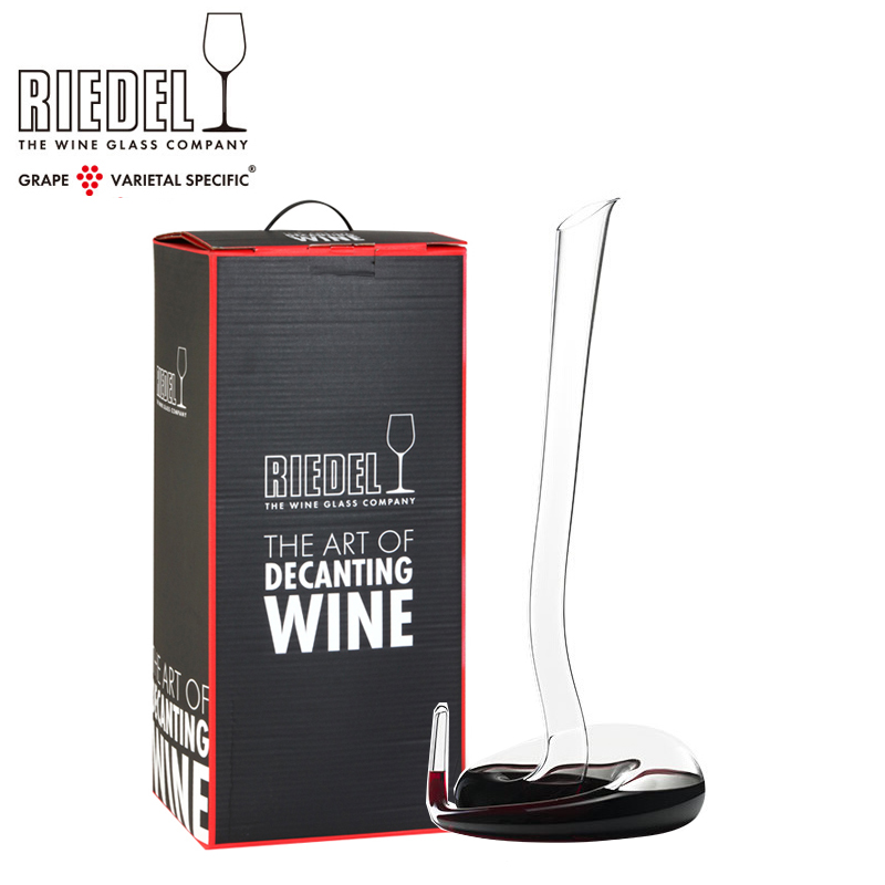 奥地利进口RIEDEL蛇型手工醒酒器DECANTER EVE个性家用分酒器礼盒