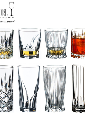 进口水晶玻璃杯子威士忌杯奥地利RIEDEL洋酒杯烈酒杯啤酒杯茶水杯