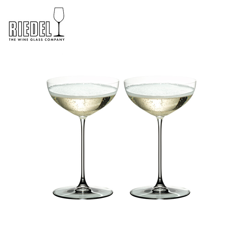 奥地利RIEDEL Veritas鸡尾酒杯洋酒杯无铅水晶家用香槟杯德国进口