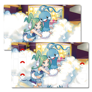 PTCG对战垫 琉琪亚 七夕青鸟 宝可梦卡垫 DIY场地垫卡牌桌游垫