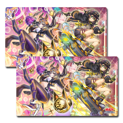 TCG对战垫莱娜小夜骑士异画游戏王卡牌决斗盘DIY场地卡垫鼠标垫