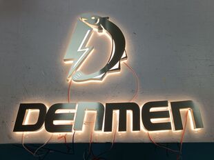 背光字不锈钢钛金加亚克力撑支脚背光水晶板背３Ｄ打印金属订制