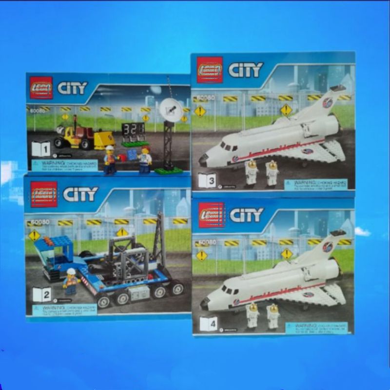 LE正品GO积木60080城市拼装图书