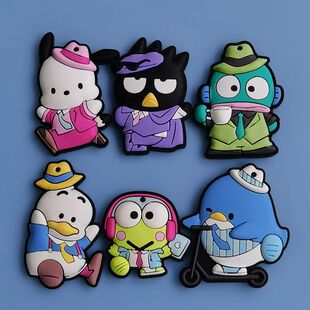 TOMY连帽衫角色汉顿帕恰狗酷企鹅贝克鸭 橡胶手机书包锁匙挂件