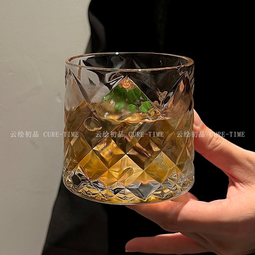云绘初品水晶玻璃威士忌高杯