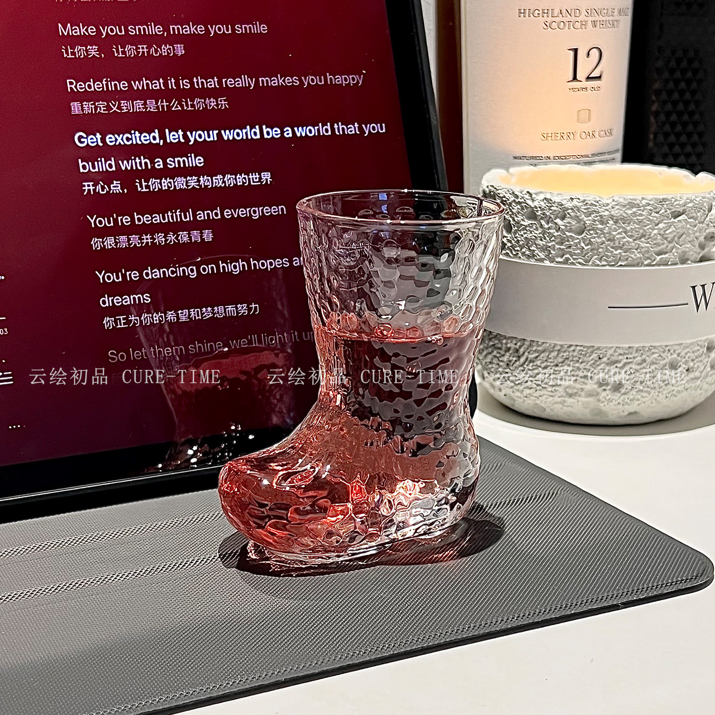 白酒杯ins风网红创意迷你靴子鸡尾酒杯果茶杯子饮料果汁杯玻璃杯,餐饮具,白酒杯,淘宝优惠券,粉丝福利购,淘宝优惠卷