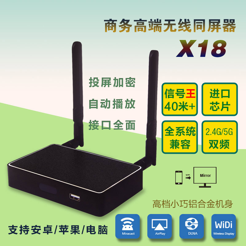 WiFiÎÞÏßVGA´«ÊäͬÆÁÆ÷HDMI¸ßÇåÊÓÆµÆ»¹ûÊÖ»úƽ°åµçÄÔ³µÔØÍ¶Ó°ÒÇ