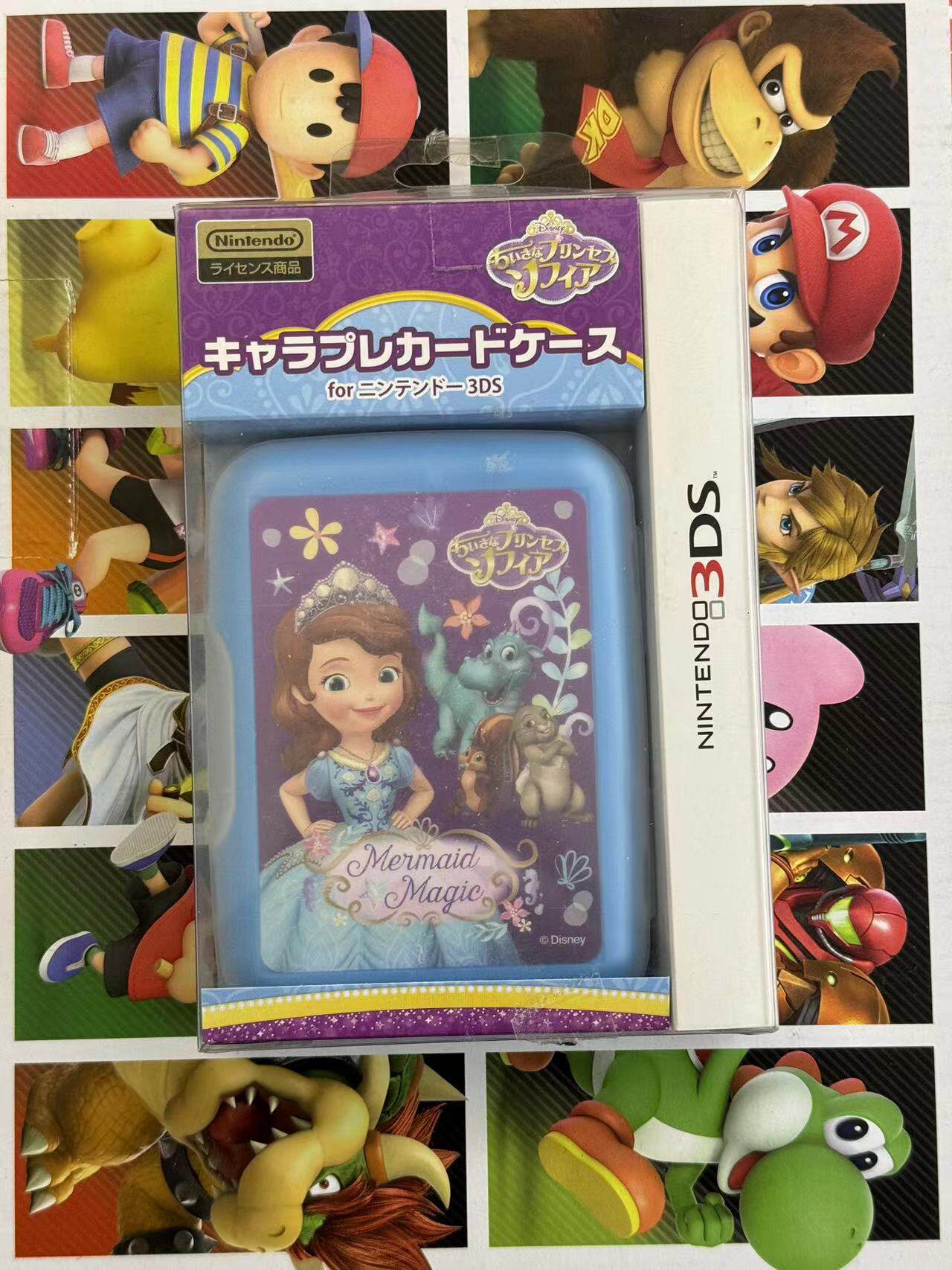 【任天堂3DS周边】3DS NDS 索菲亚公主 卡带收纳盒 8卡位 包邮