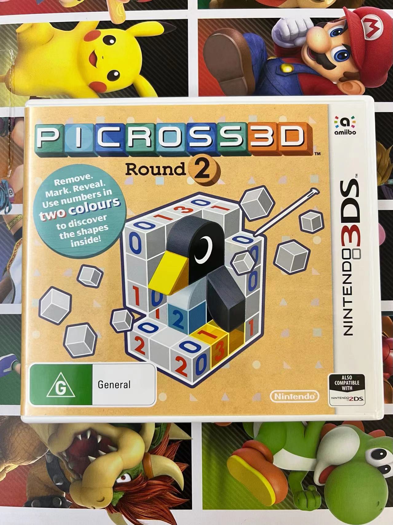 【欧版3DS正版游戏】池池电玩 英文 立体方块2 原装正版 包邮