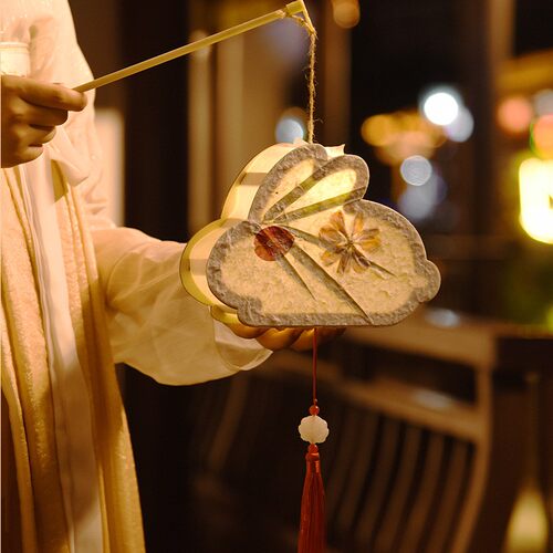 中秋兔子灯笼DIY材料包手提灯