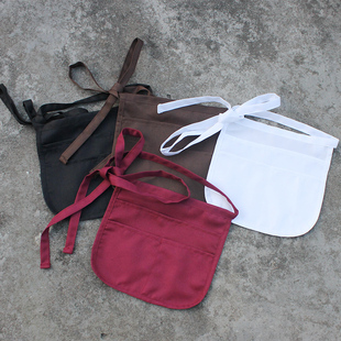 新款车间干活工具腰袋多口袋迷你工具收纳包纺织厂专用小围裙布兜