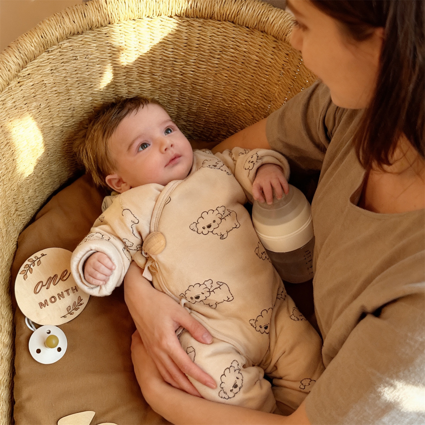 新生儿婴儿衣服纯棉a类0一3月