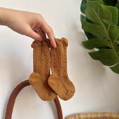 6月 中筒网眼袜松口不勒腿防蚊袜0 新生婴儿袜子夏季 男女宝宝薄款