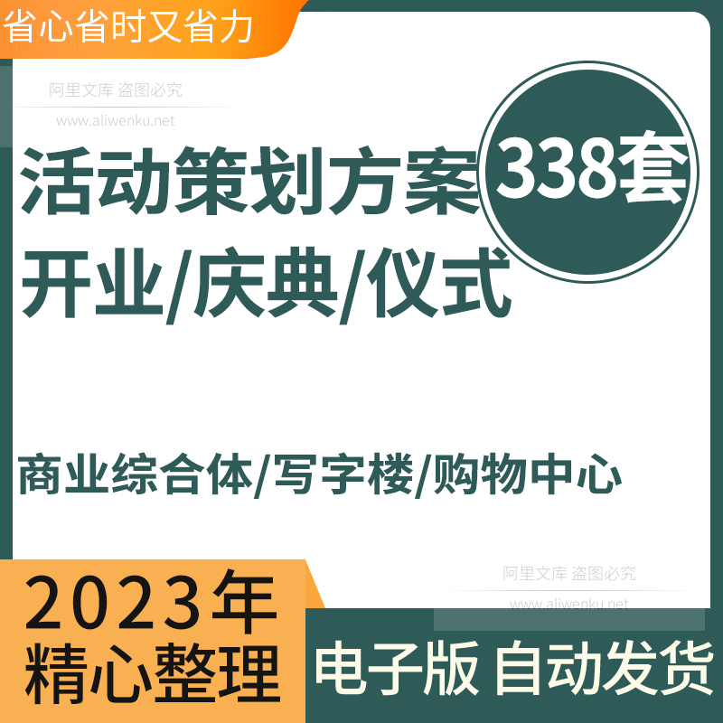 开业庆典仪式活动策划方案PPT/PDF成品模板素材资料典礼庆典仪式