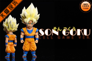 【李小西弟弟】league 沙鲁游戏共鸣 自然态超赛悟空 限量手办GK