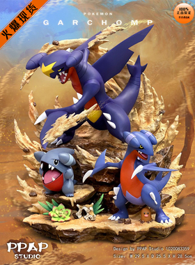 【李小西弟弟】PPAP 准神系列 烈咬陆鲨 限量手办GK