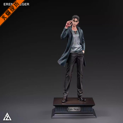 【李小西弟弟】现货 AZ 艾助 暴恶艾伦 进击的巨人 限量手办GK