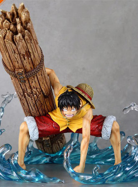 【李小西弟弟】现货 LICKING DOG 顶上 路飞 限量手办GK