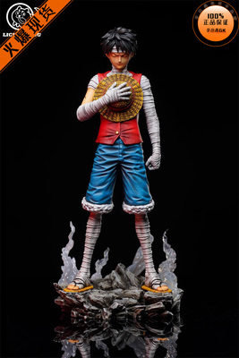 【李小西弟弟】现货 LICKING DOG 3d2y 绷带路飞 限量手办GK