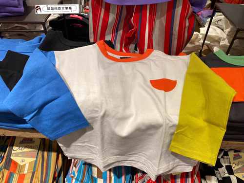 80-150 日单 markeys 马牌男童女童拼色纯棉长袖T恤外贸原单童装