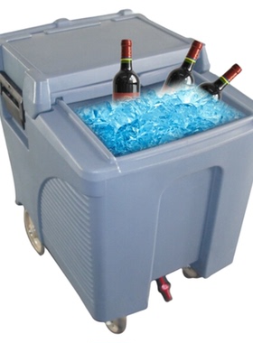 移动储冰车酒店商超用冰车保冷储冰箱CAMBRO同款可乐饮料雪糕冷藏