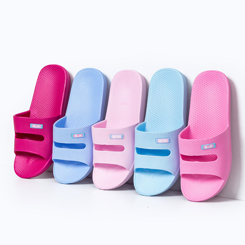 美人桥夏季居家拖鞋新品轻便防滑一次成型浴室拖鞋情侣一字拖男女
