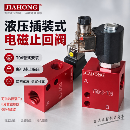 电动止回阀 V6068  V6067 V8068 V8067 V10068厂家直销液压阀组