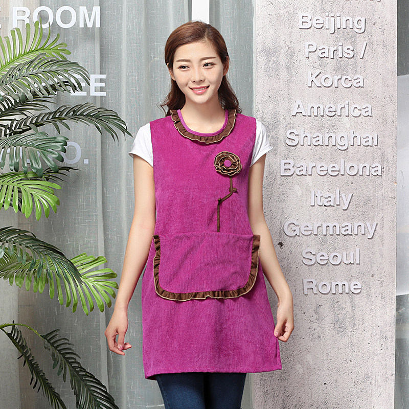 时尚新款女坎肩韩版厨房做饭围裙防污家用成人罩衣简约无袖工作服,家庭/个人清洁工具,围裙,淘宝优惠券,粉丝福利购,淘宝优惠卷