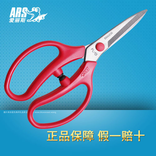 日本爱丽斯进口插花剪 ARS FL-18-BP 园艺修枝剪不锈钢刃花艺剪刀