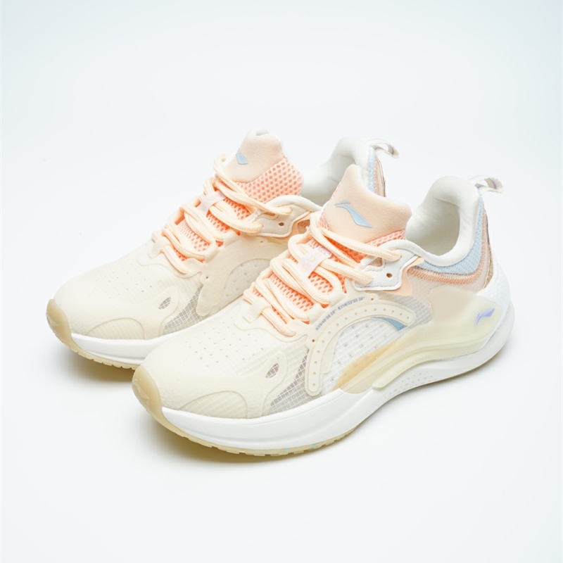 李宁回弹透气女子系带休闲鞋