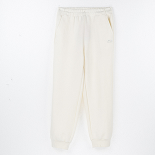 李宁卫裤女子2024春季新款时尚潮流休闲舒适束脚运动长裤AKLU034