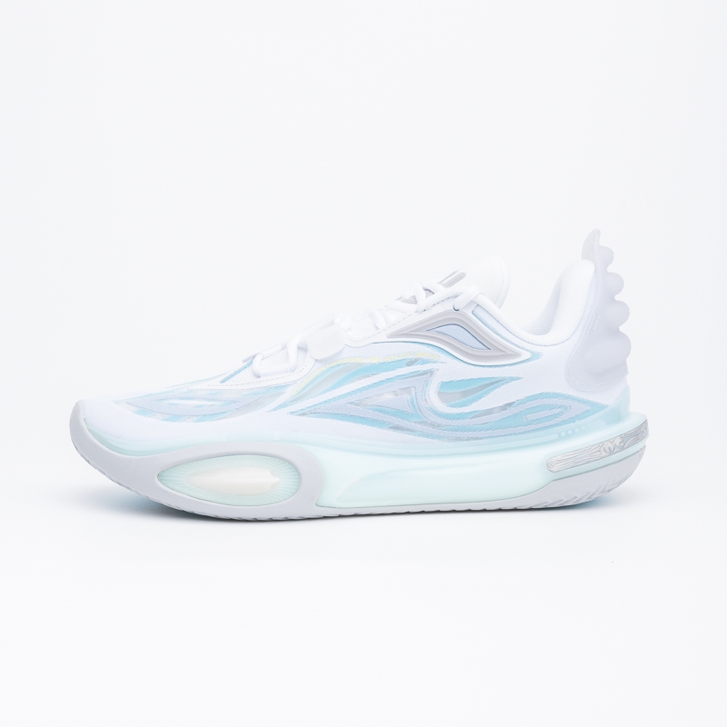 李宁男子缓震回弹低帮蓝球鞋