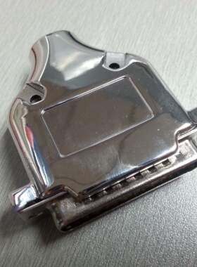 DB25P锌合金外壳 HDB44 13W3 17W2 9W4 5W5公母头金属壳180度出线