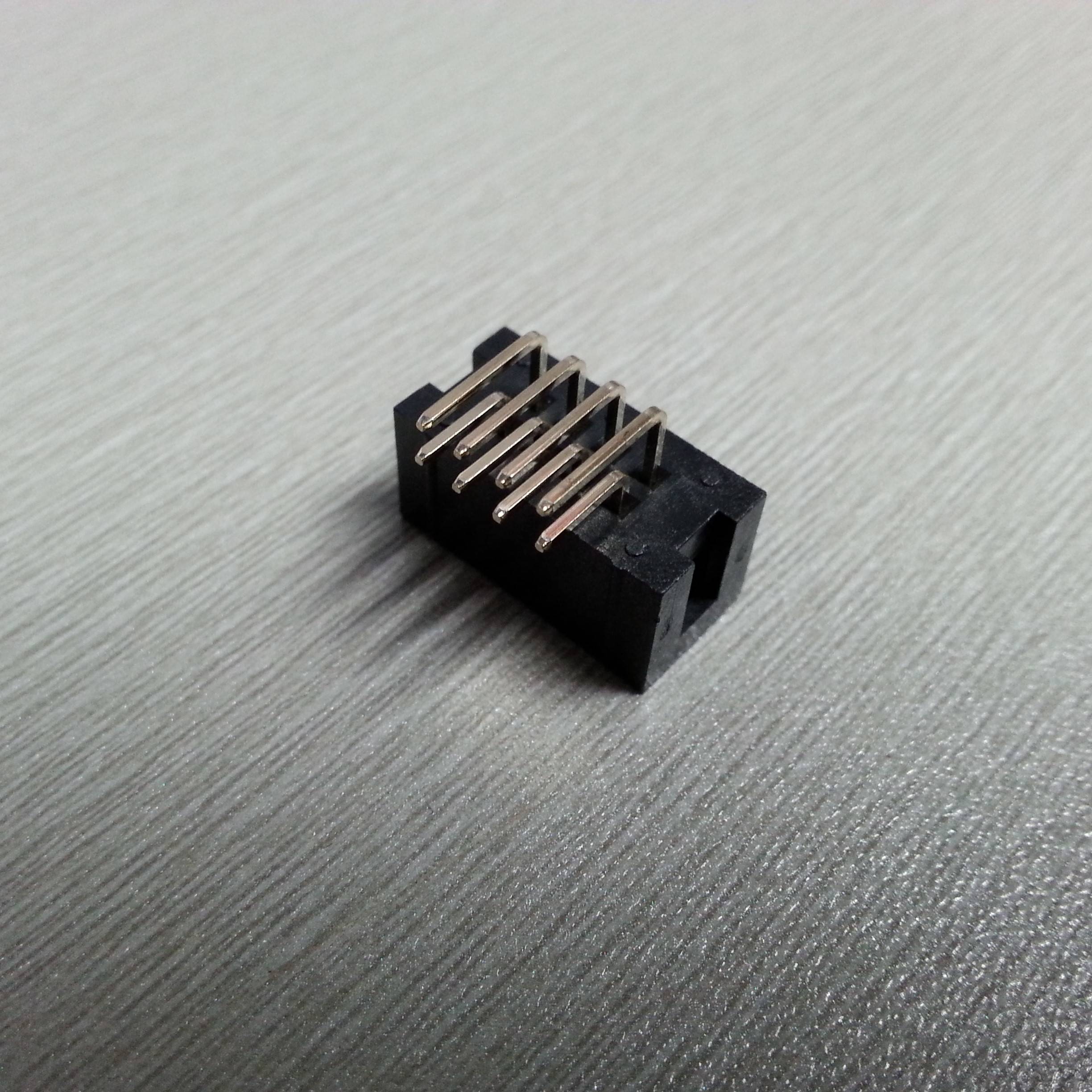 2.54mm-2*4P牛角座 双排弯针简牛插座 8PIN连接器 新品8芯SIP针座