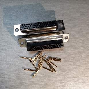 新品DSUB压线式VGA接口连接器 矩形打线式44PIN母头 接触区镀金3U