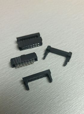 黑色FC三件套FC14P针座 间距2.0mm 2*7PIN双接触  FC14PIN连接器