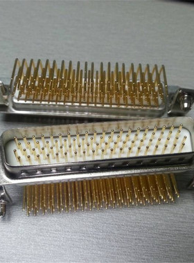 优联康车针HDR15 26 44 62 78 104P公母插座 实心镀金d-sub连接器