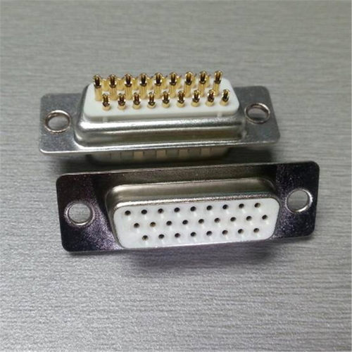 优质D-SUB焊线HDB26pin母头连接器 供三排VGA26孔接插件D型母接口