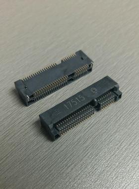 MINIPCI-E插槽 无线网卡卡座 5.2H PCI-E52PIN 促销MSATA连接器