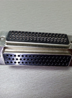 优联康D-SUB2.0系列DB50PIN母头焊线式插头D型矩形50孔插头连接器