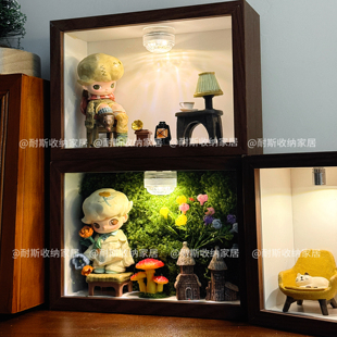 如果今天星期八dimoo造景材料包popmart盲盒手办立体中空相框展示