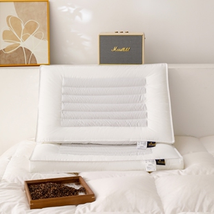 荞麦壳夹层枕芯立体本草荞麦皮立体定型颈椎护颈抑菌防螨超低枕头